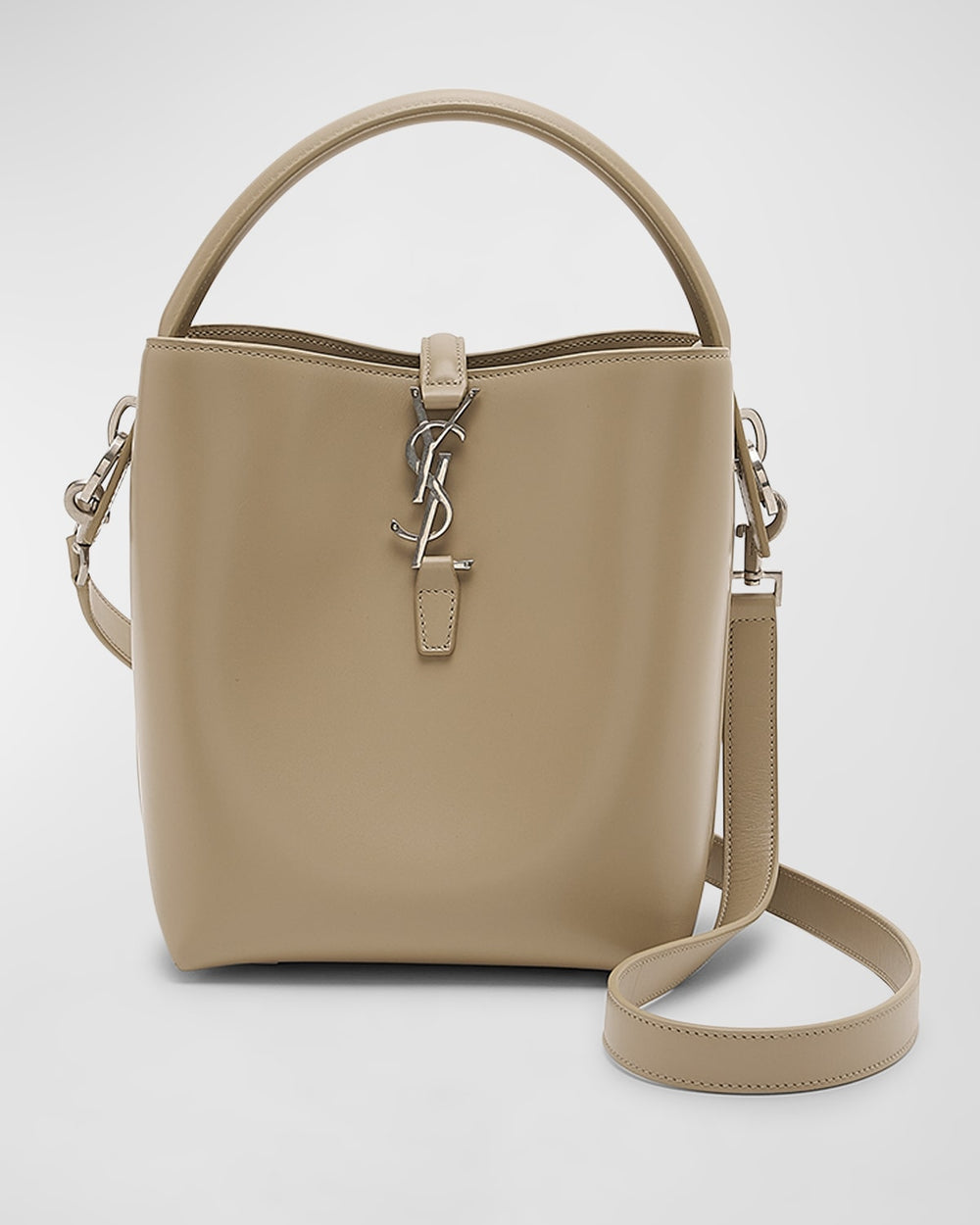 Le 37 Small YSL Bucket Bag in Spazzolato Leather