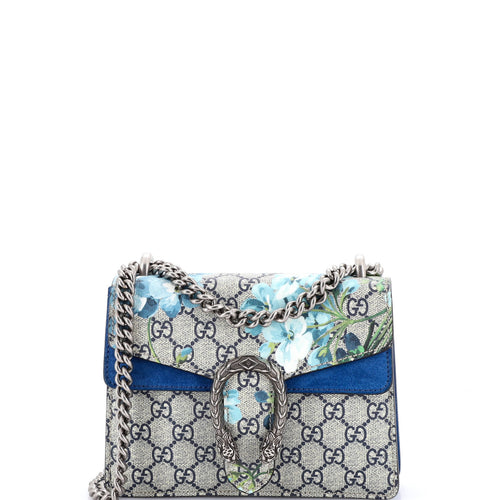 GUCCI Dionysus Bag Blooms Print GG Coated Canvas Mini