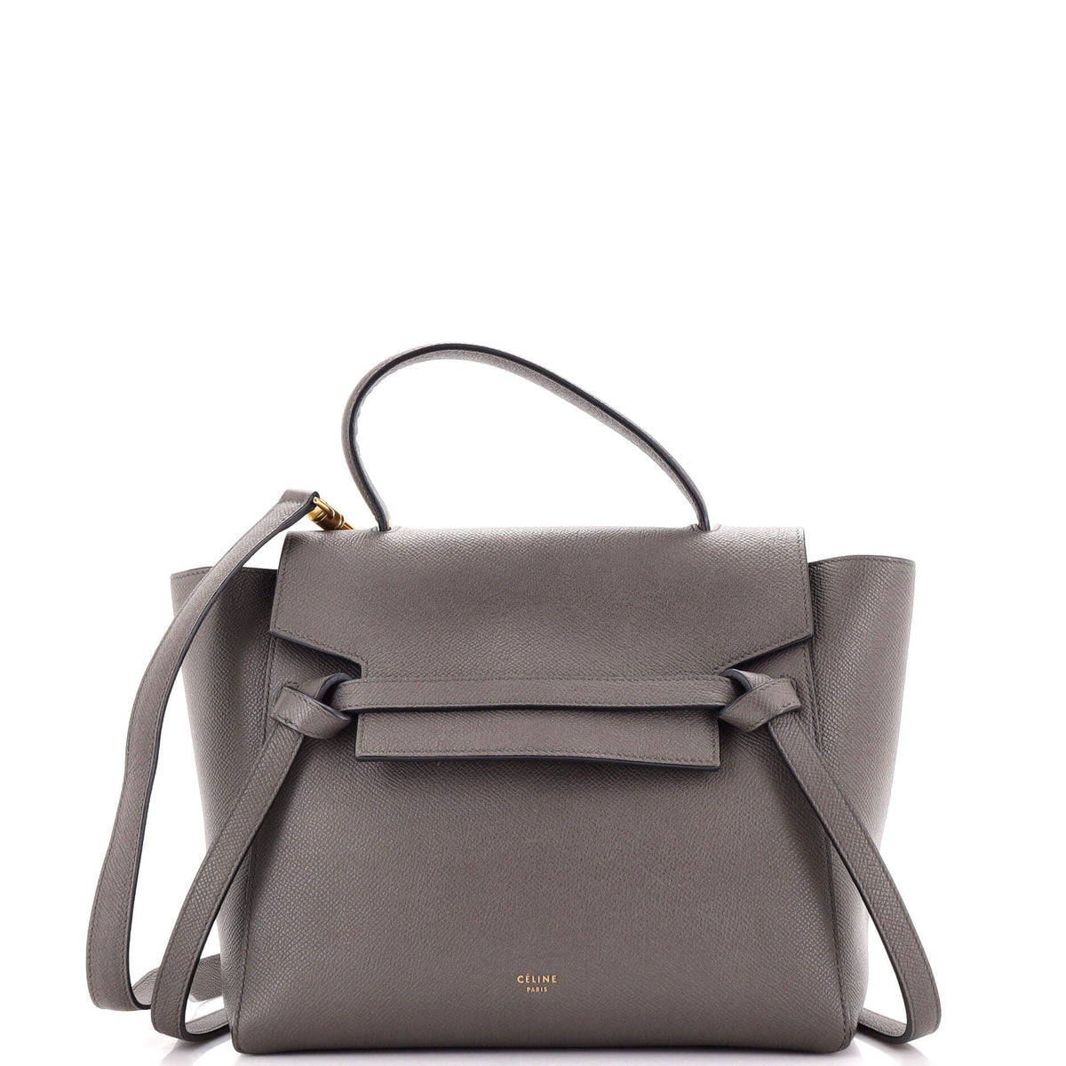 Celine CELINE Belt Bag Textured Leather Micro