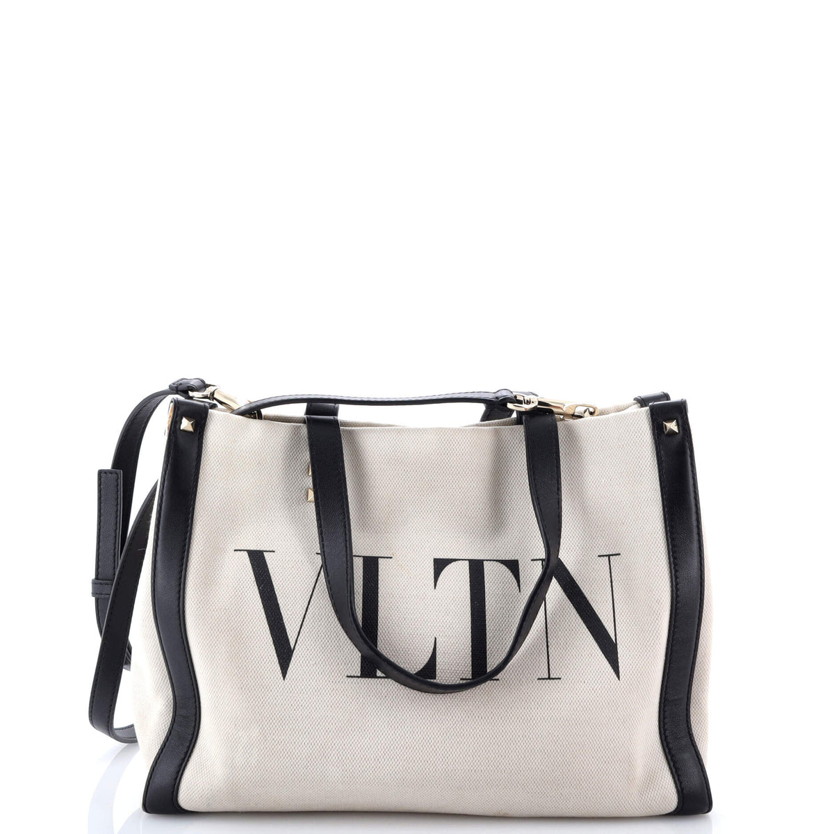 Valentino VALENTINO GARAVANI Grande Plage VLTN Tote Canvas Small