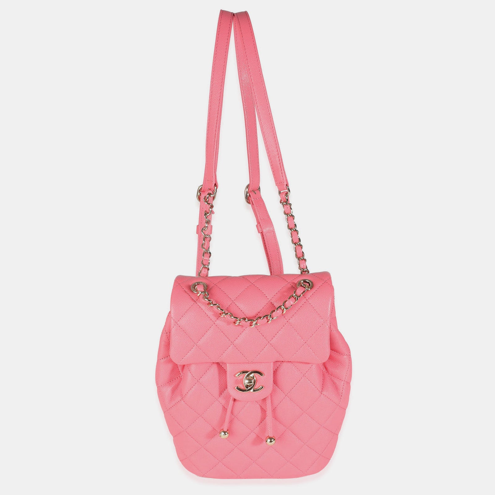 Chanel Sac à dos Urban Spirit matelassé en cuir rose