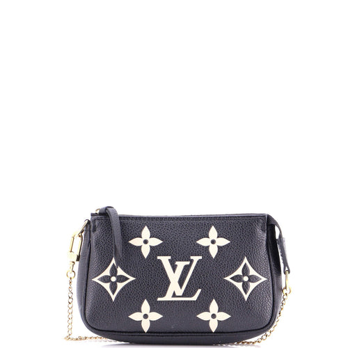 Pochette Accessoires Bicolor Monogram Empreinte Giant Mini