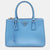 Blue Saffiano Leather Galleria Shoulder Bag