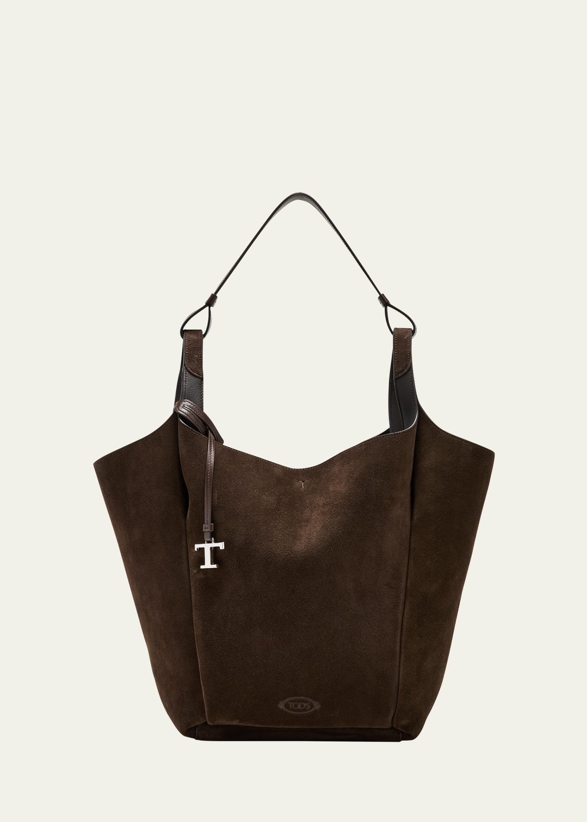 Tod's Suede & Leather Shoulder Bag