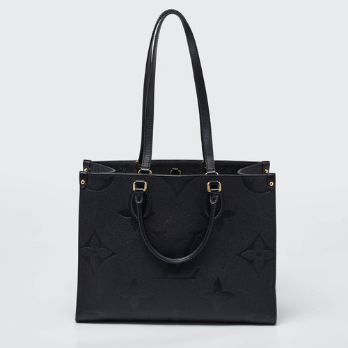 Black Monogram Giant Empreinte Leather Onthego MM Bag