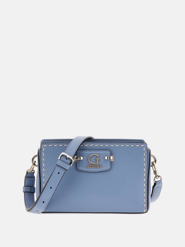 Guess Nastra Stitch-Detail Mini Crossbody