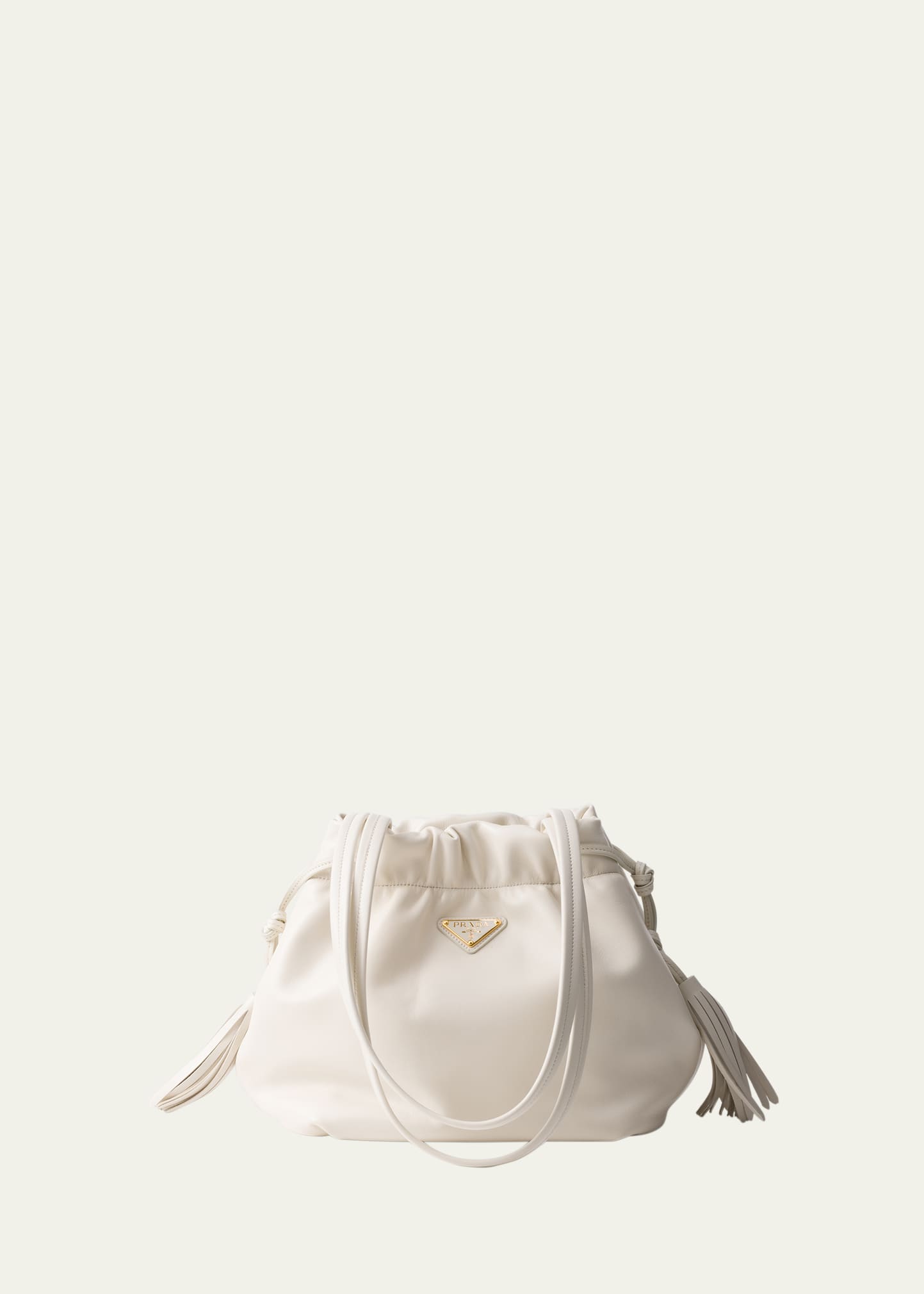 Prada Napa Leather Bucket Bag