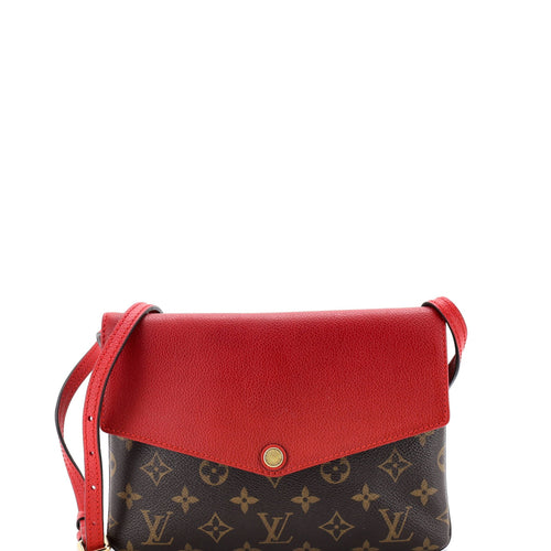 Twice Handbag Monogram Canvas and Leather