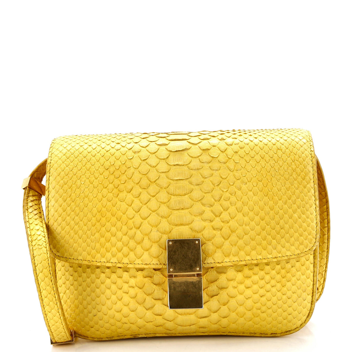 Celine CELINE Classic Box Bag Python Small