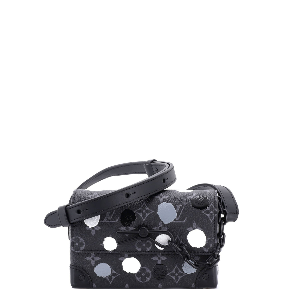 Louis Vuitton Steamer Wearable Wallet Yayoi Kusama Painted Dots Monogram Eclipse Canvas