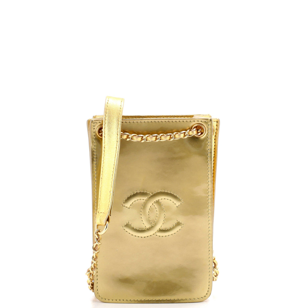 Chanel CHANEL CC Phone Holder Crossbody Bag Patent