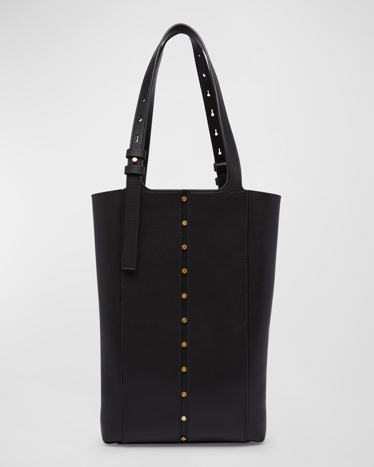 Golden Goose 24.7 North-South Studded Leather Tote Bag
