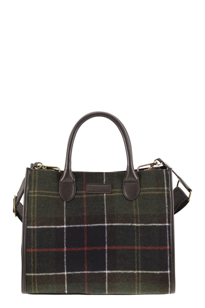 Barbour Women's Barrhill - Tartan Bag in Green | LBA0423