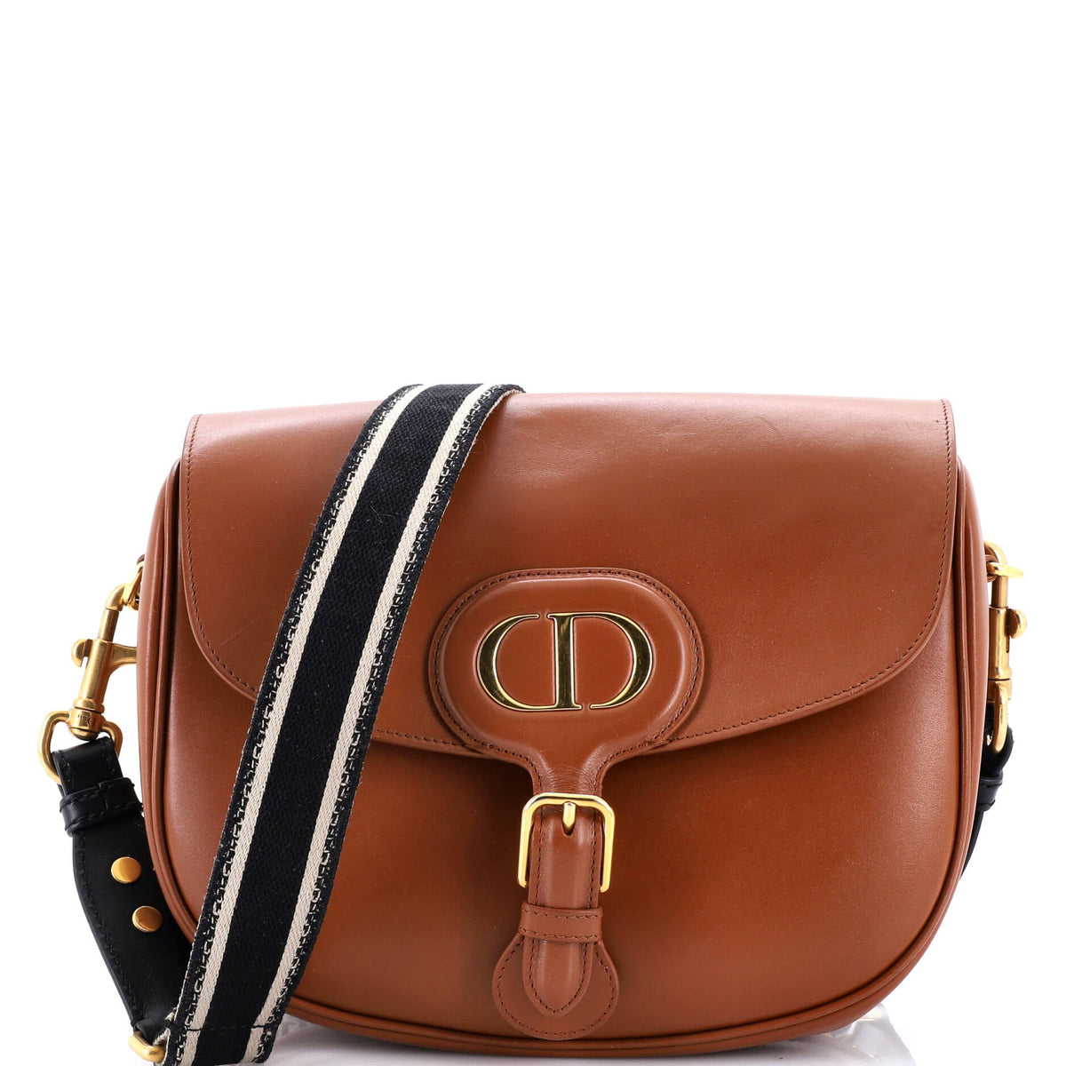 Christian Dior Bobby Flap Bag Leather Large