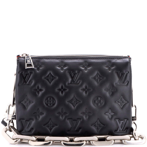 Coussin Bag Monogram Embossed Lambskin BB