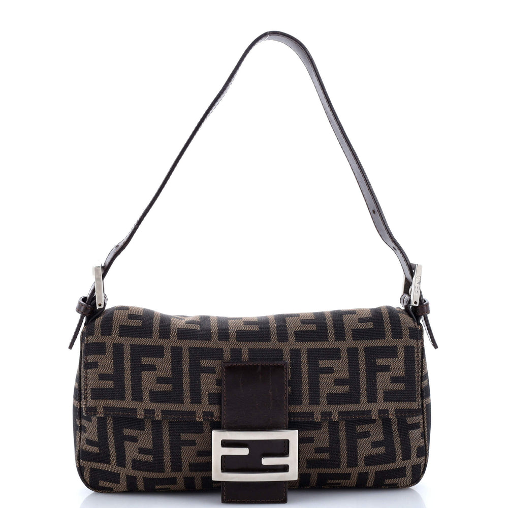 FENDI Baguette-Tasche Zucca Canvas