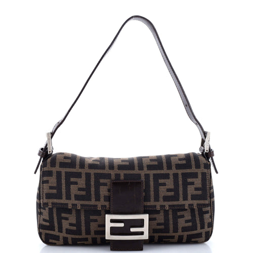 FENDI Baguette Bag Zucca Canvas