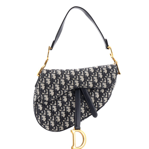 Saddle Handbag Oblique Canvas Medium