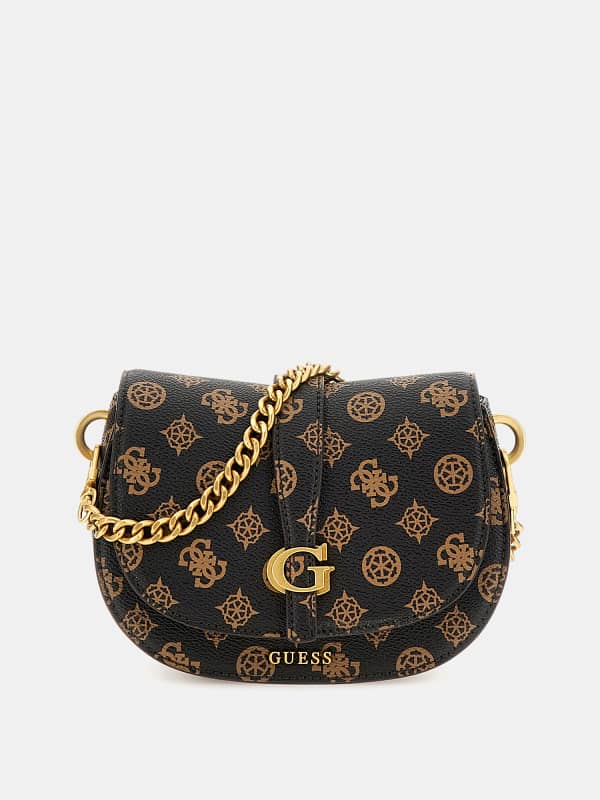 Guess Mini sac à bandoulière Kuba 4G avec logo Peony