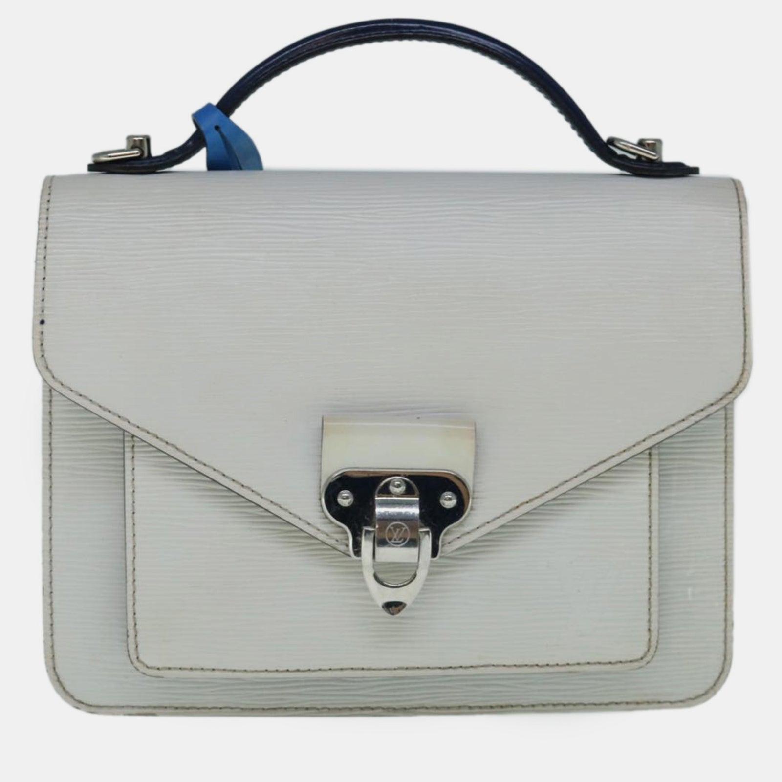 Louis Vuitton White Epi Leather Neo Monceau shoulder Bag