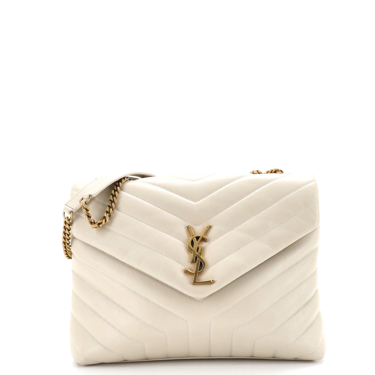 Saint Laurent Loulou Puffer Shoulder Bag Quilted Leather Medium