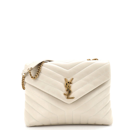 Loulou Puffer Shoulder Bag Quilted Leather Medium