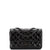 CHANEL So Black Reissue 2.55 Flap Bag Quilted Patent Mini