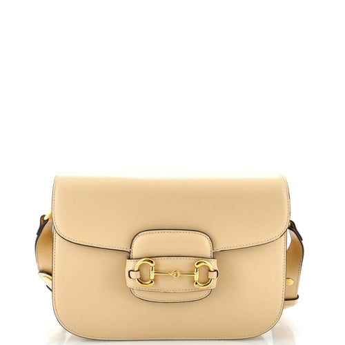 GUCCI Horsebit 1955 Shoulder Bag Leather Small