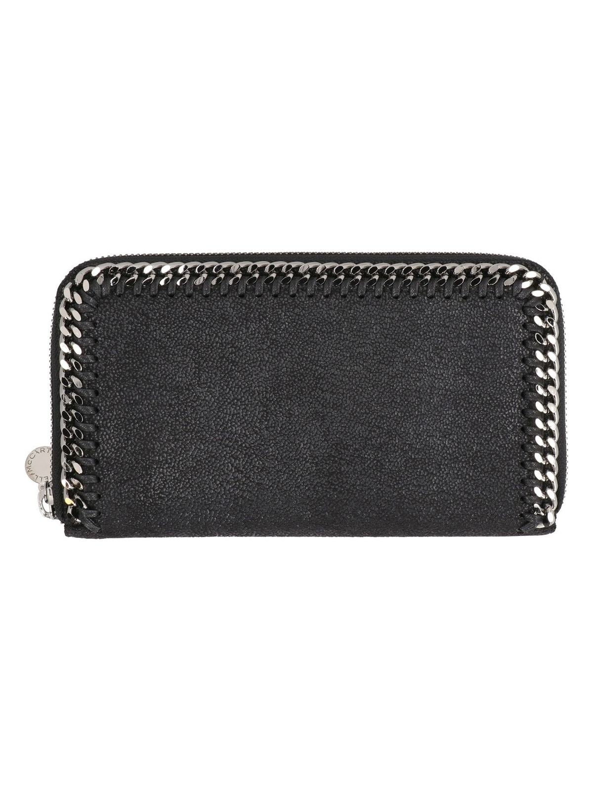 Stella Mccartney Women's Zip Around Falabella Wallet in Black | 434750W9132