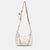 White Nylon and Leather Re-Edition 2005 Baguette Bag