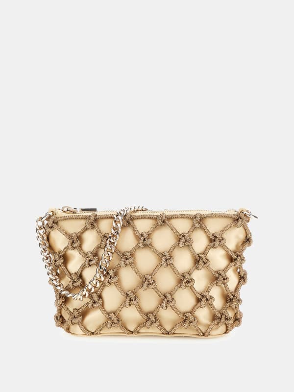 Guess Zalina Rhinestone Mini Shoulder Bag