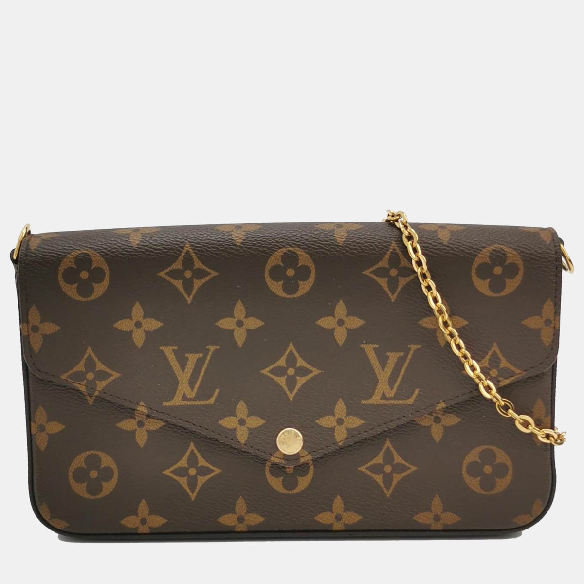 Louis Vuitton Louis Vuittion Monogram Coated Canvas Pochette Felicie Bag