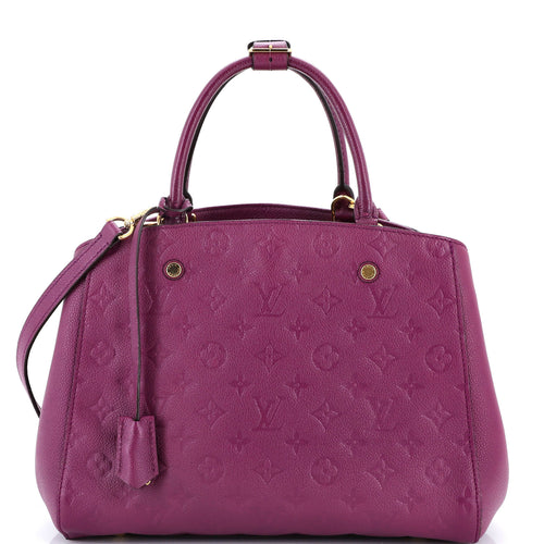 Montaigne Handbag Monogram Empreinte Leather MM