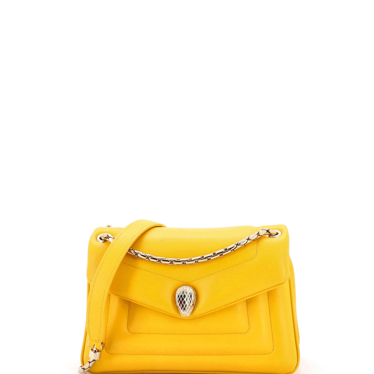 Bvlgari BVLGARI Serpenti Reverse Shoulder Bag Leather Small