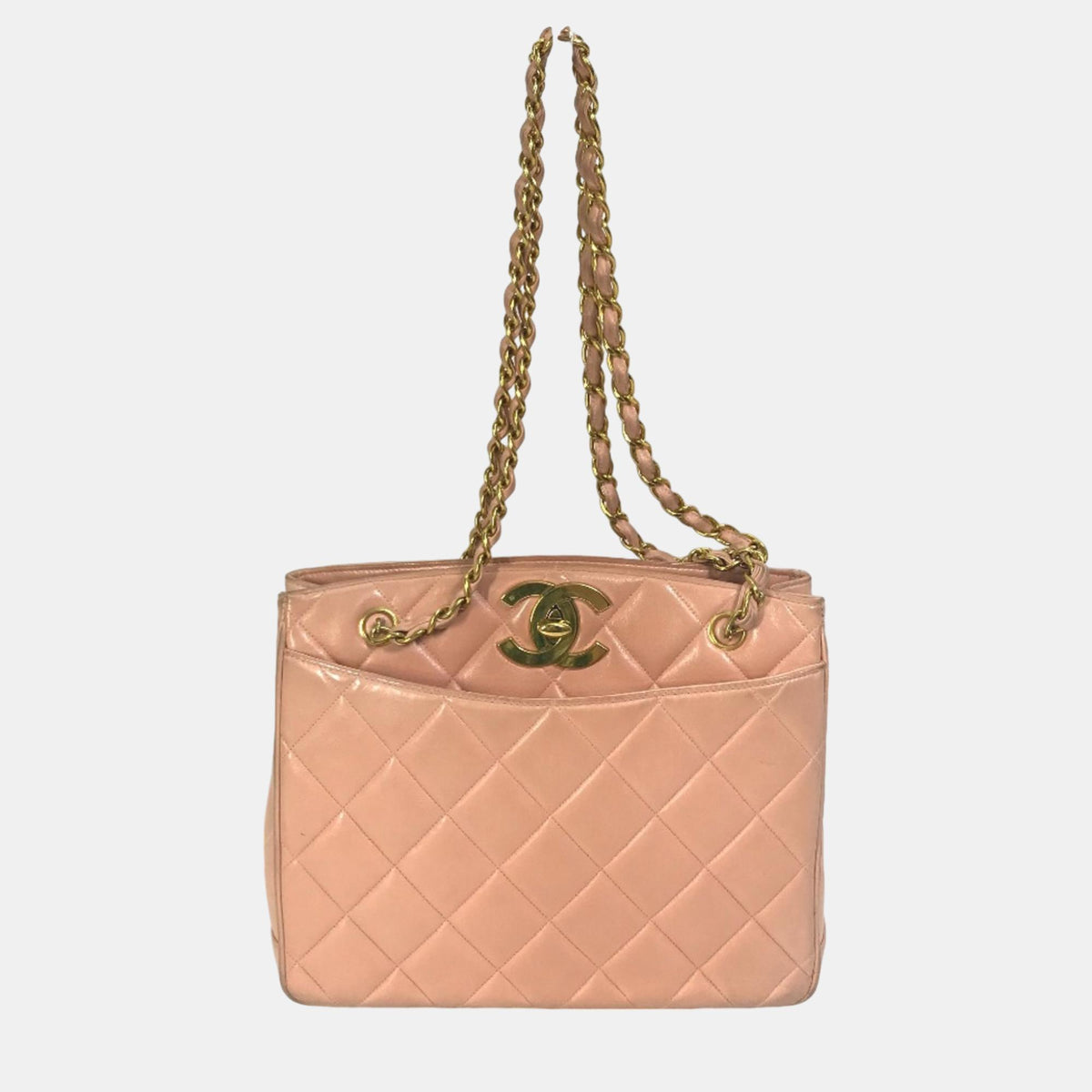 Chanel pink CC Mark Bag Chain bag