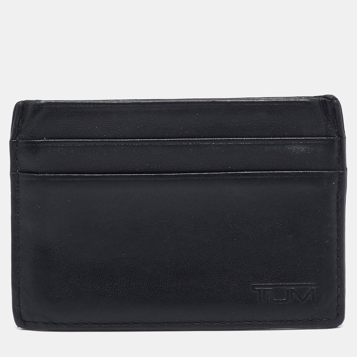 Tumi Black Leather Card Holder