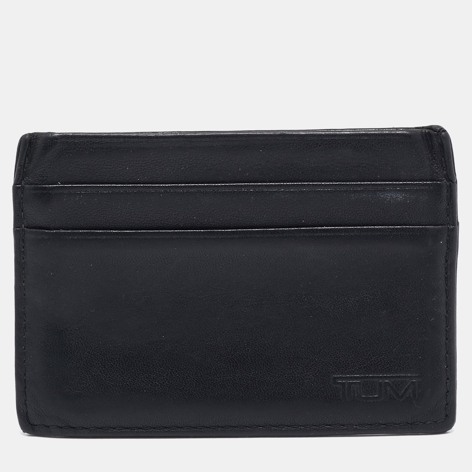 Tumi Black Leather Card Holder