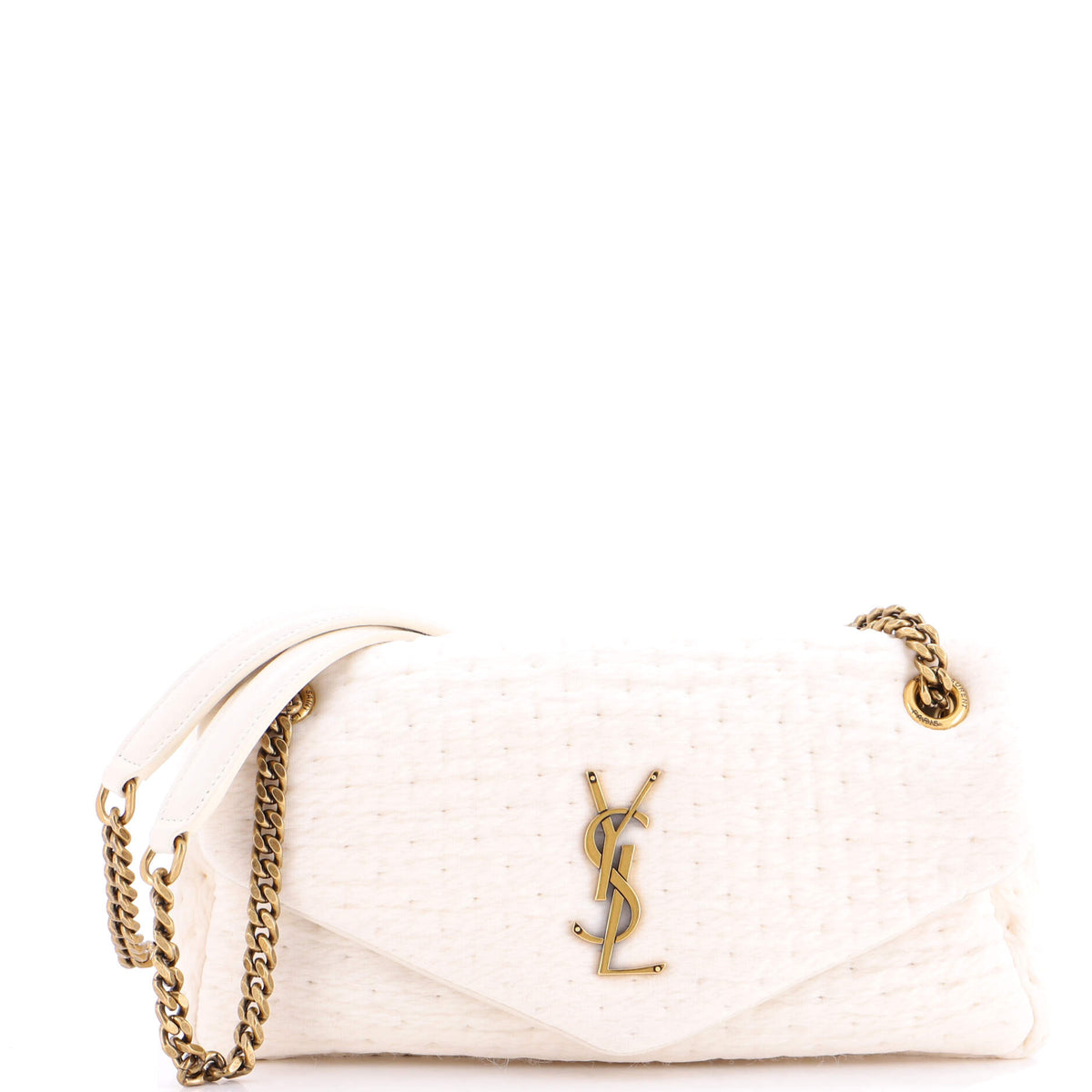 Saint Laurent Calypso Flap Bag Organza Medium
