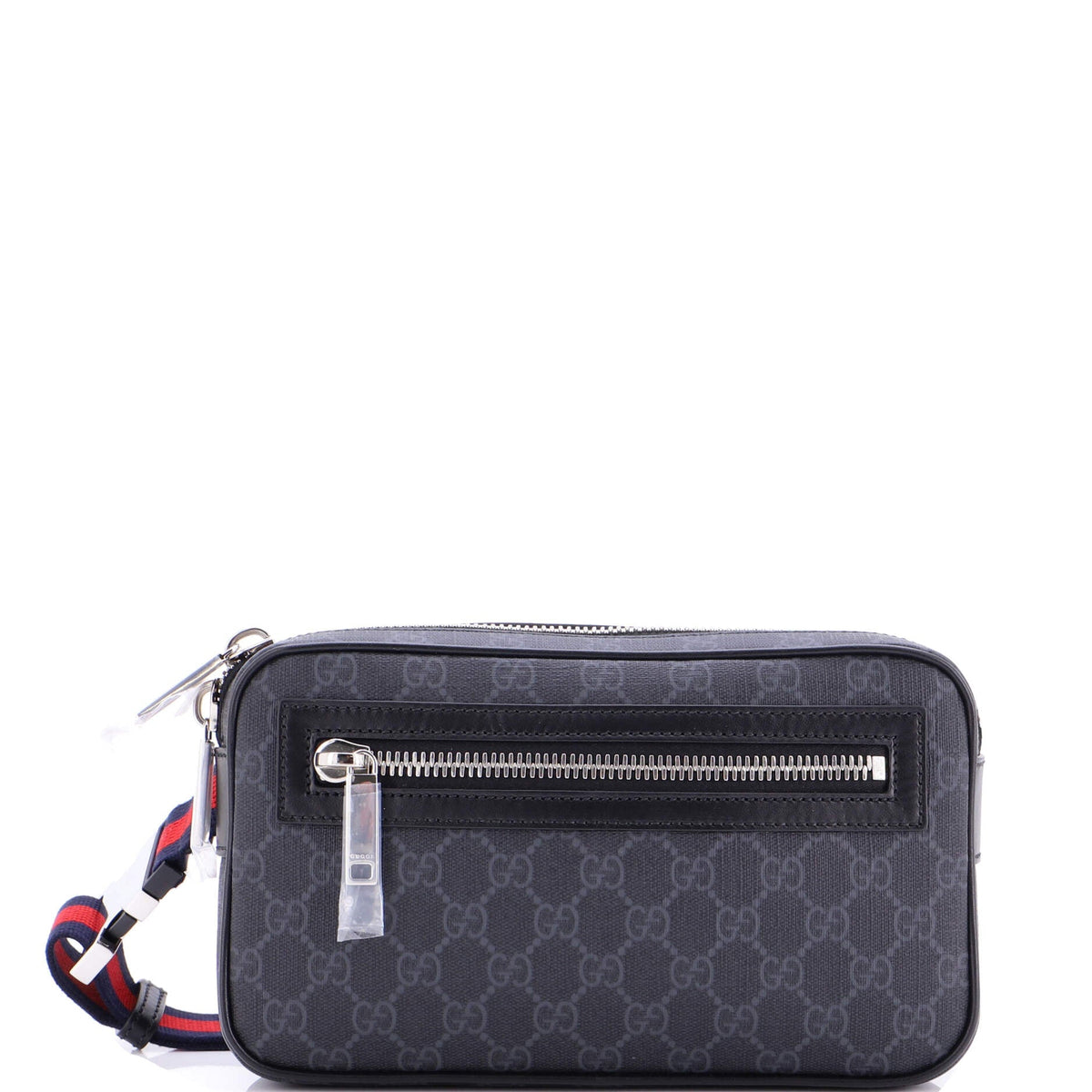 Gucci GUCCI Soft Zip Belt Bag GG Coated Canvas Small