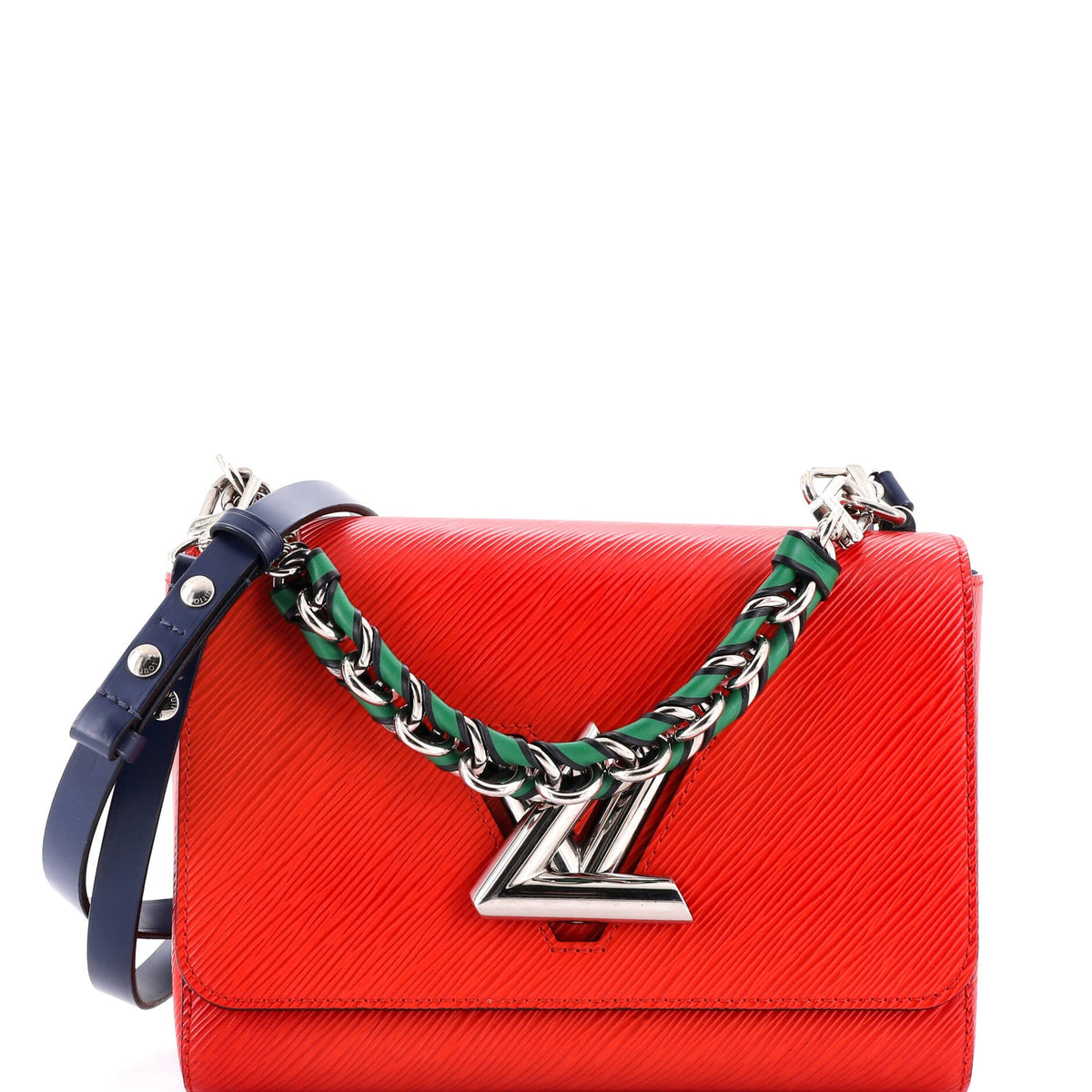 Louis Vuitton Braided Handle Twist Bag Epi Leather MM