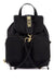 Women's Backpack With Metal Lettering in Nero | B76038202