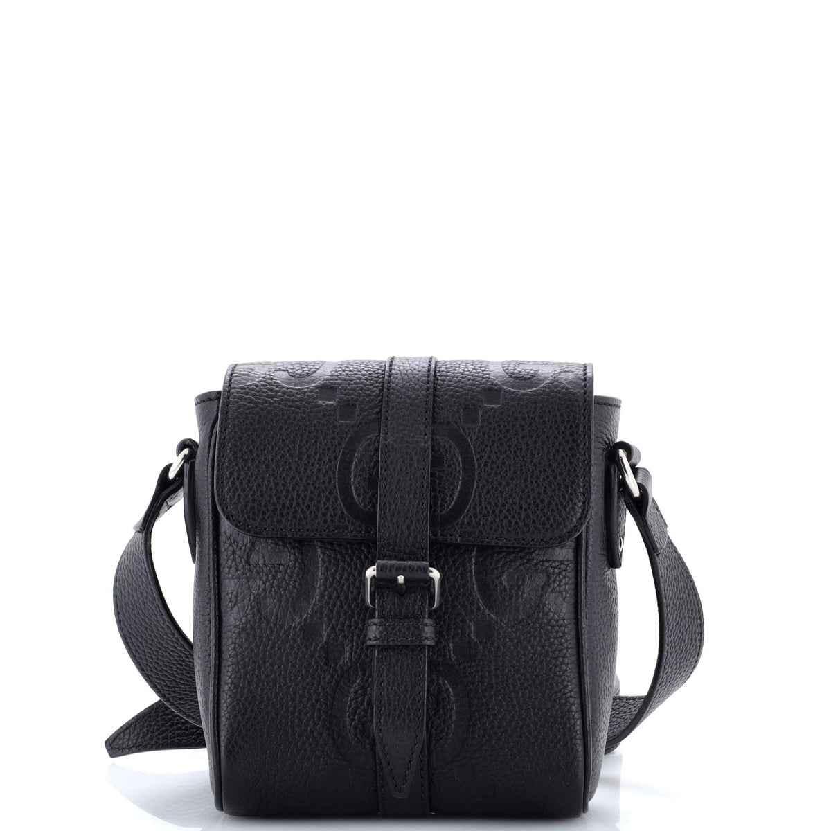 Gucci GUCCI Messenger Bag Jumbo GG Embossed Leather Small