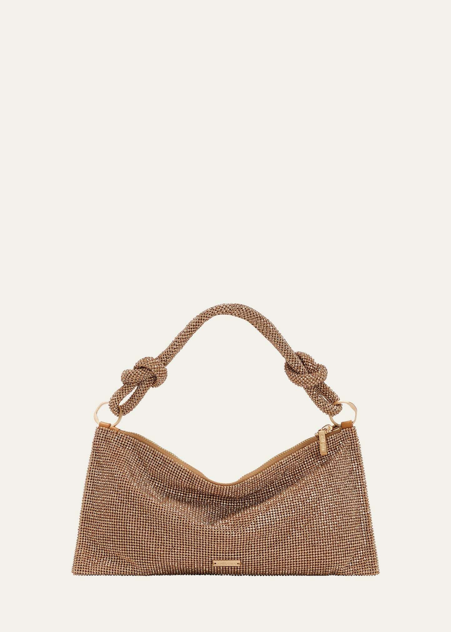 Cult Gaia Hera Nano Knotted Embellished Shoulder Bag