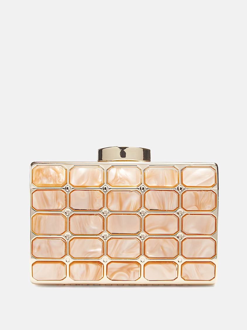 Guess Emma Lucite Clutch