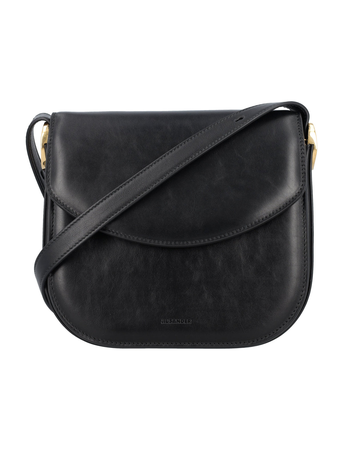 Jil Sander Women's Coin Crossbody Medium Bag in Black | 24AJ07WG0055P6569 Color 001