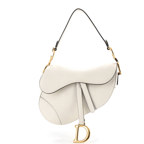 Saddle Handbag Leather Medium