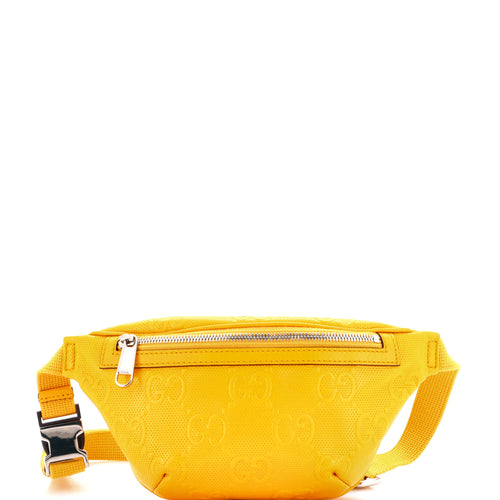 GUCCI Belt Bag GG Embossed Perforated Leather Small