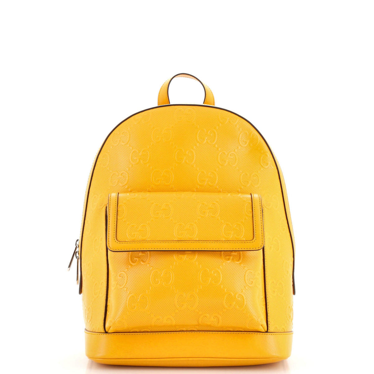 Gucci GUCCI Pocket Backpack GG Embossed Perforated Leather Large