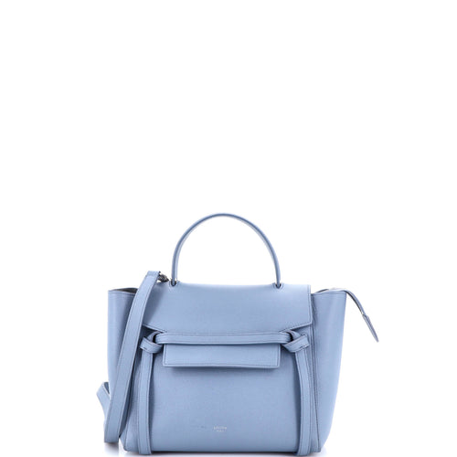 CELINE Belt Bag Textured Leather Nano