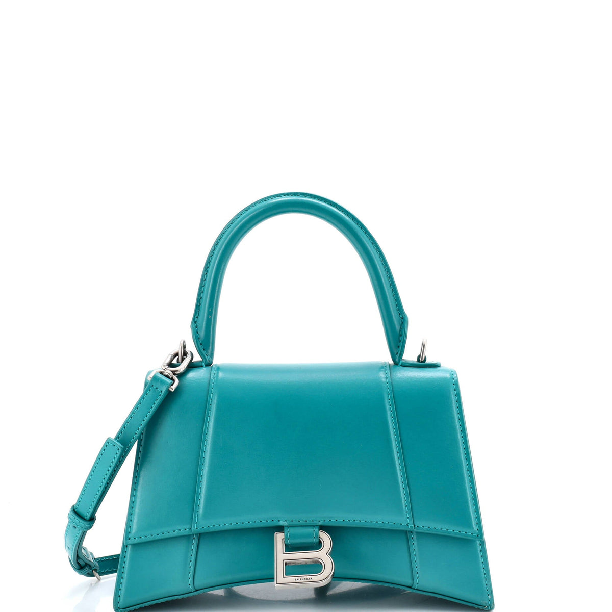 Balenciaga Hourglass Top Handle Bag Leather Small